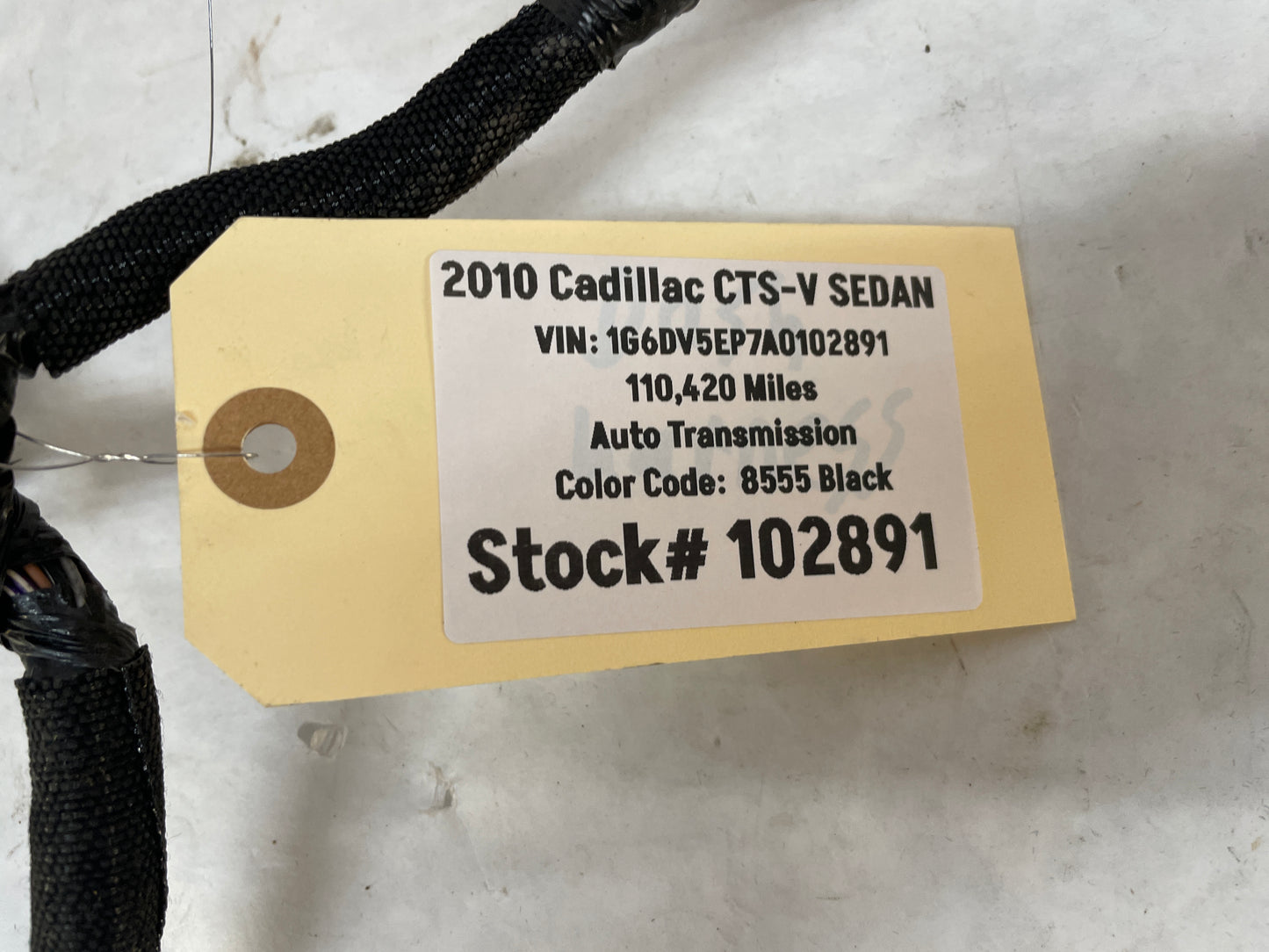 2010 Cadillac CTS-V Sedan Dash Wire Wiring Harness OEM