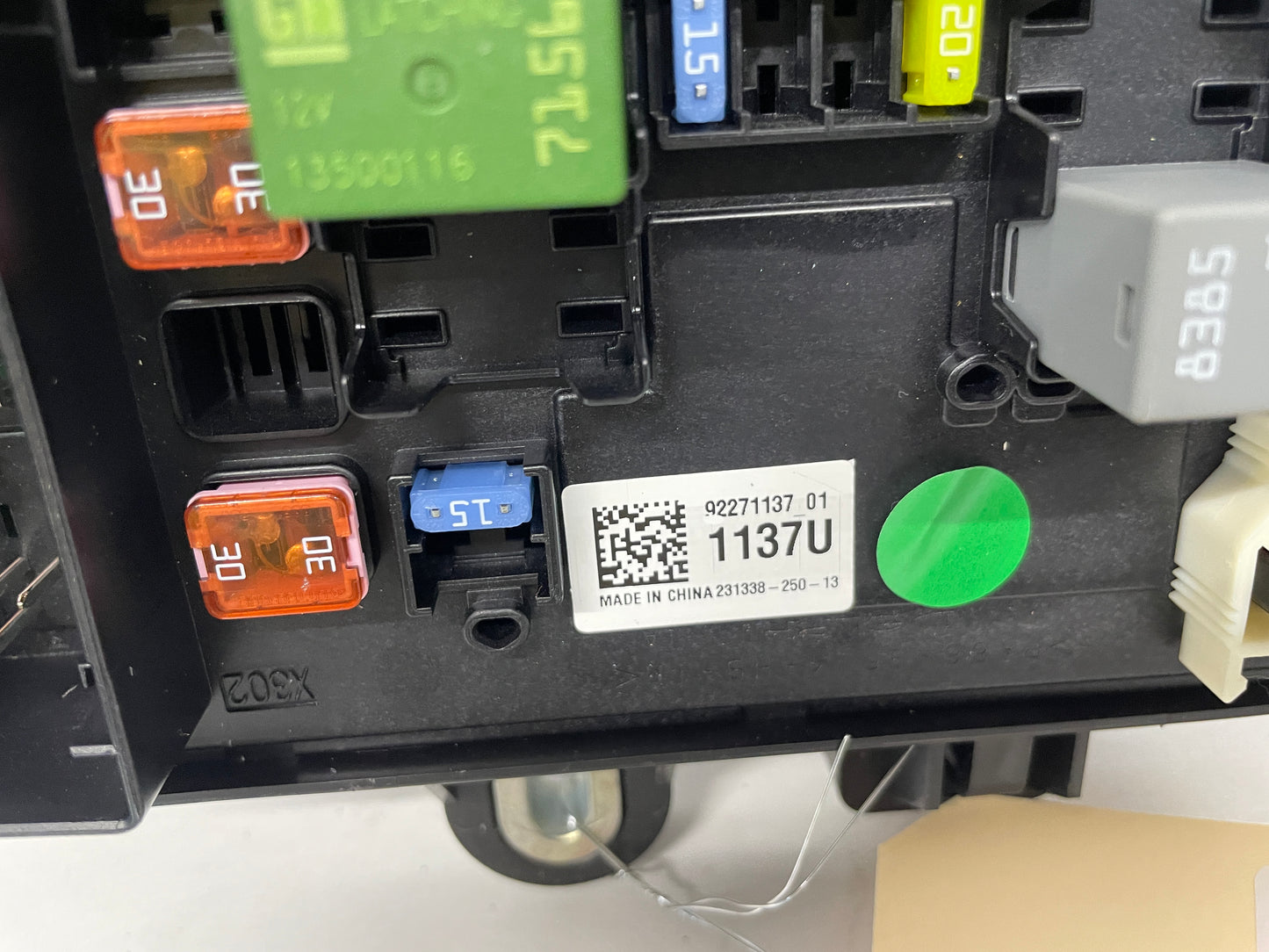 2014 Chevrolet SS Sedan Rear Trunk Cargo Fuse Relay Box Block OEM - Day's Parts Yard