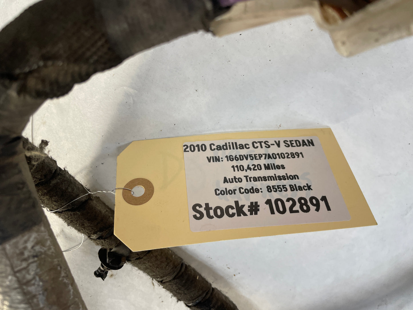 2010 Cadillac CTS-V Sedan Dash Wire Wiring Harness OEM