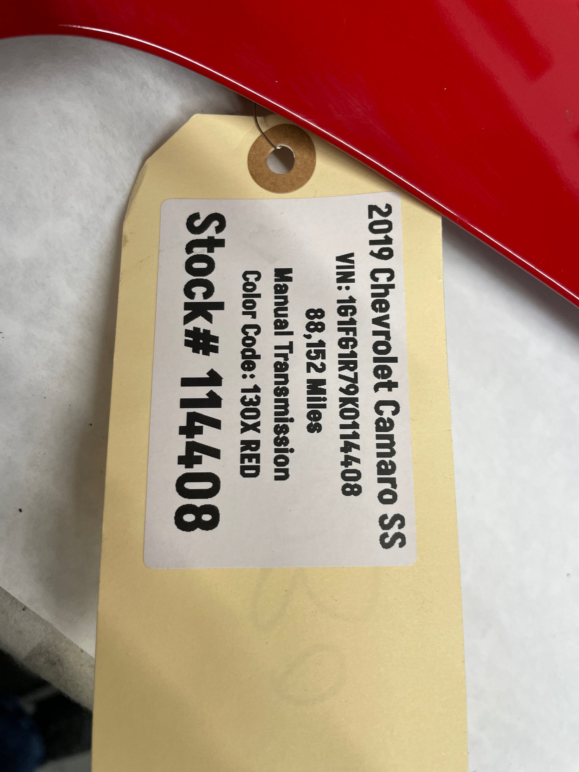 2019 Chevy Camaro SS Trunk Deck Lid w/ Spoiler OEM - Day's Parts Yard