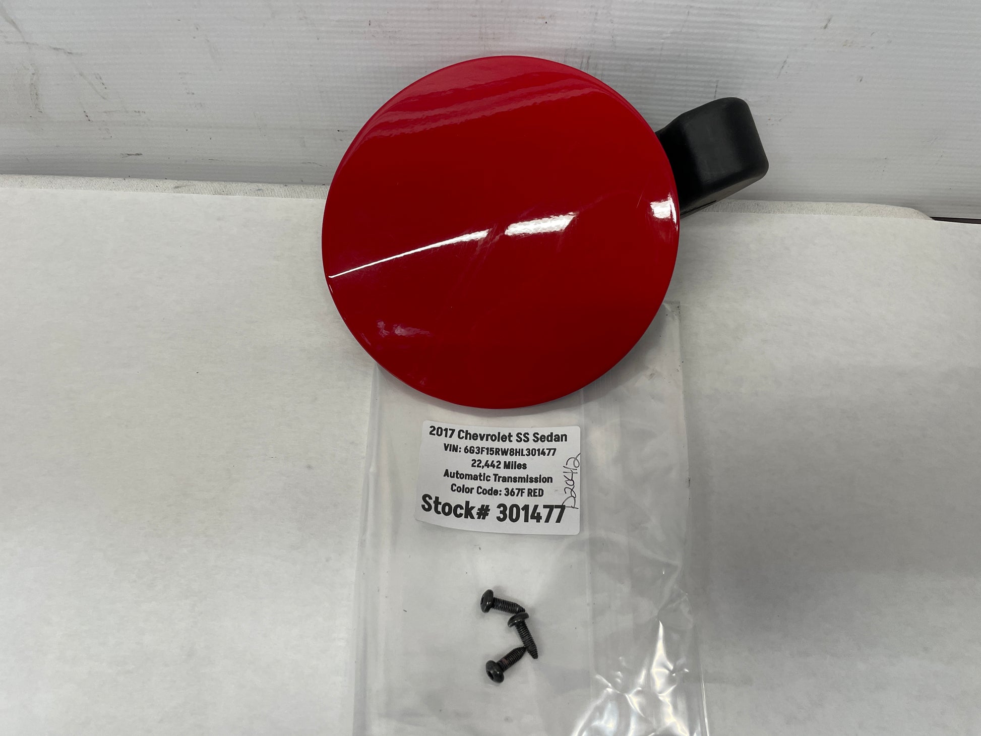 2017 Chevy SS Sedan Fuel Gas Door Cover Lid OEM - Day's Parts Yard