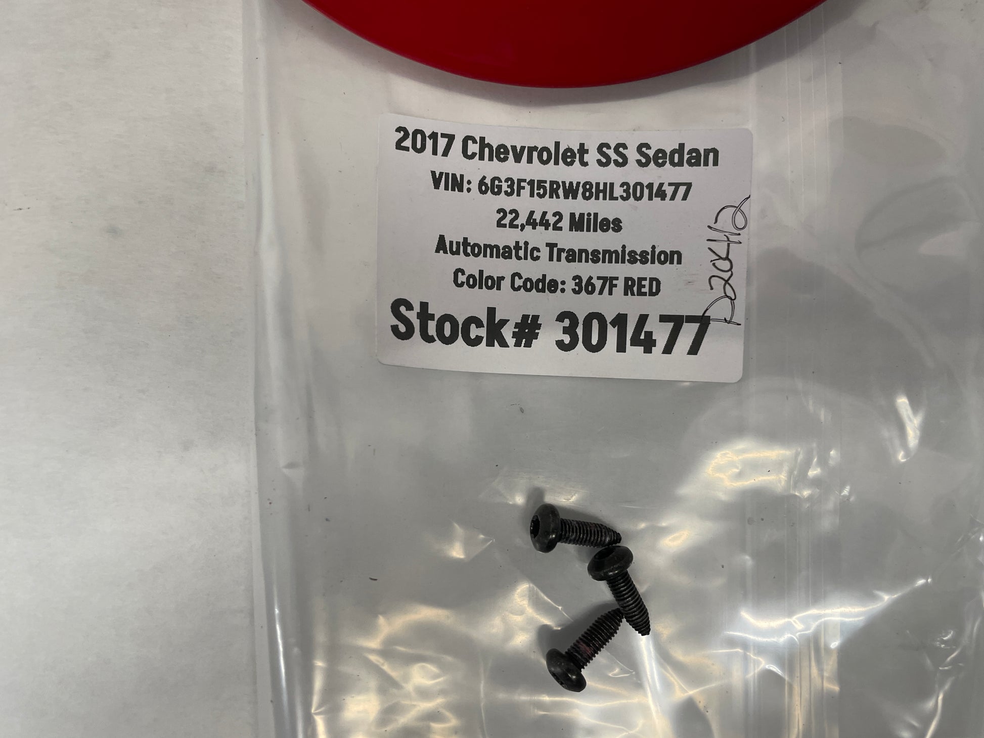 2017 Chevy SS Sedan Fuel Gas Door Cover Lid OEM - Day's Parts Yard