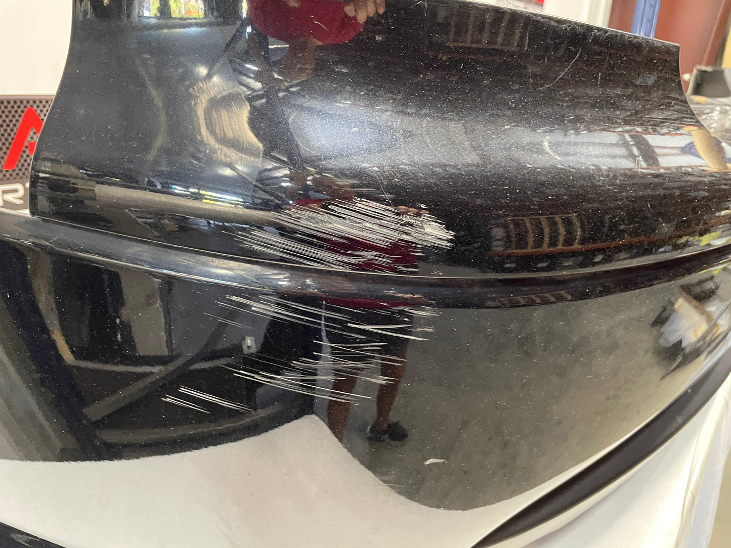 2005 Pontiac GTO Rear Bump Cover w/ Insert Valance Panel Black OEM - Day's Parts Yard