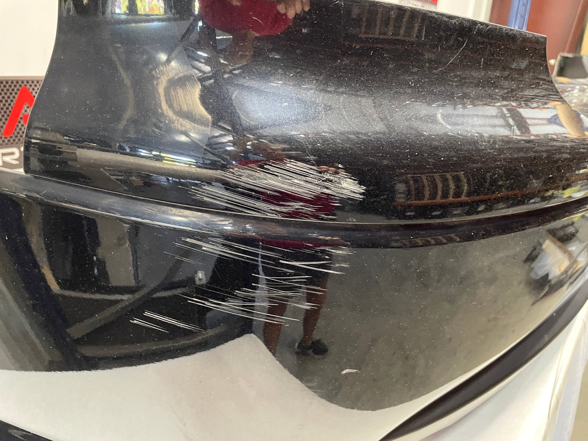 2005 Pontiac GTO Rear Bump Cover w/ Insert Valance Panel Black OEM - Day's Parts Yard