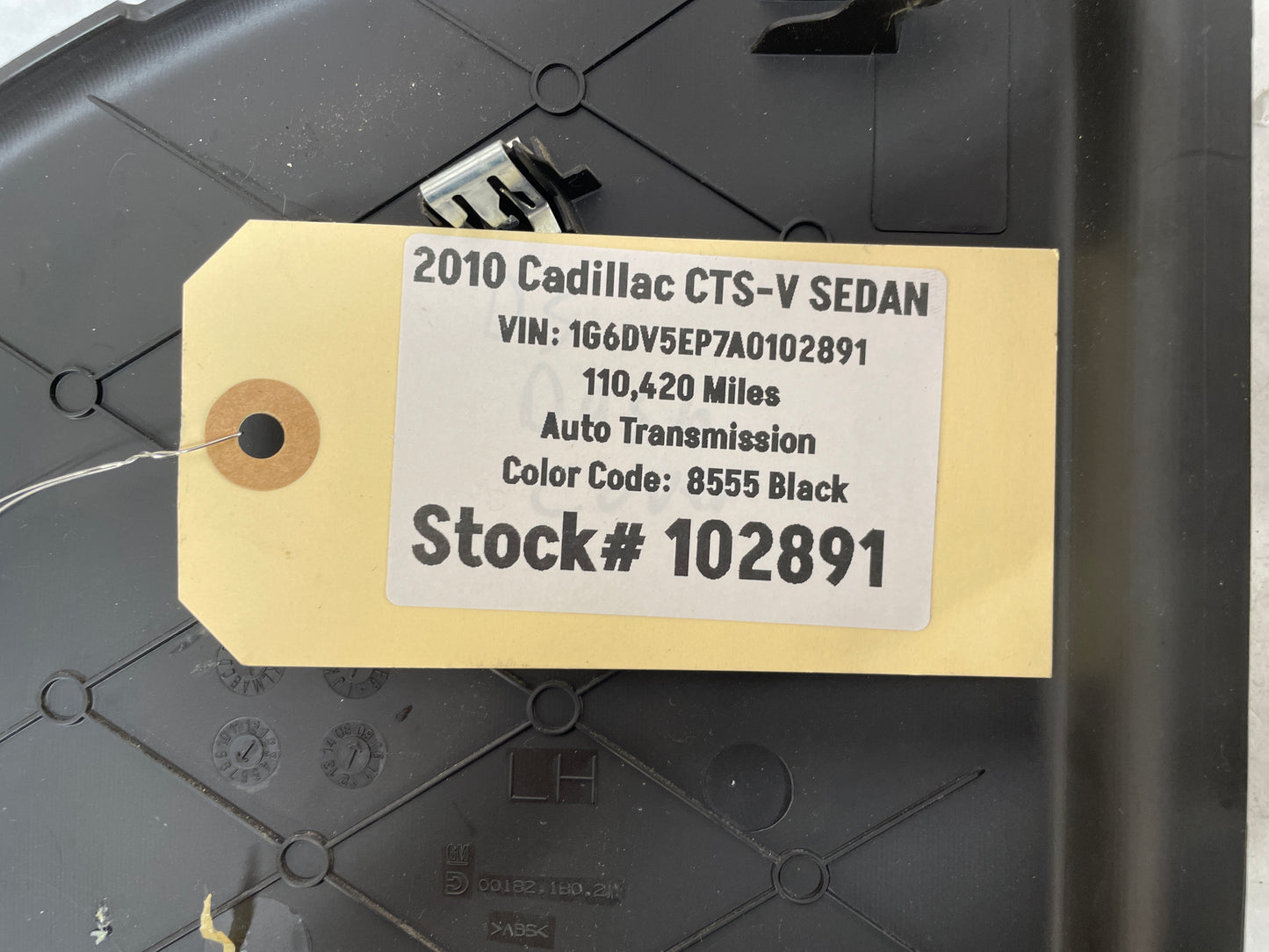 2010 Cadillac CTS-V Sedan LH Driver Dash End Cap OEM