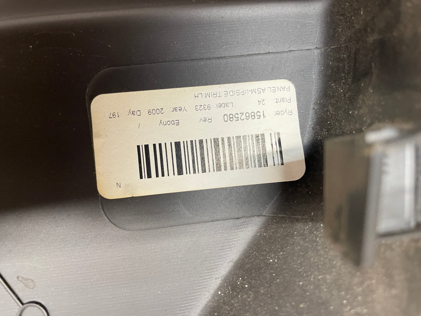 2010 Cadillac CTS-V Sedan LH Driver Dash End Cap OEM