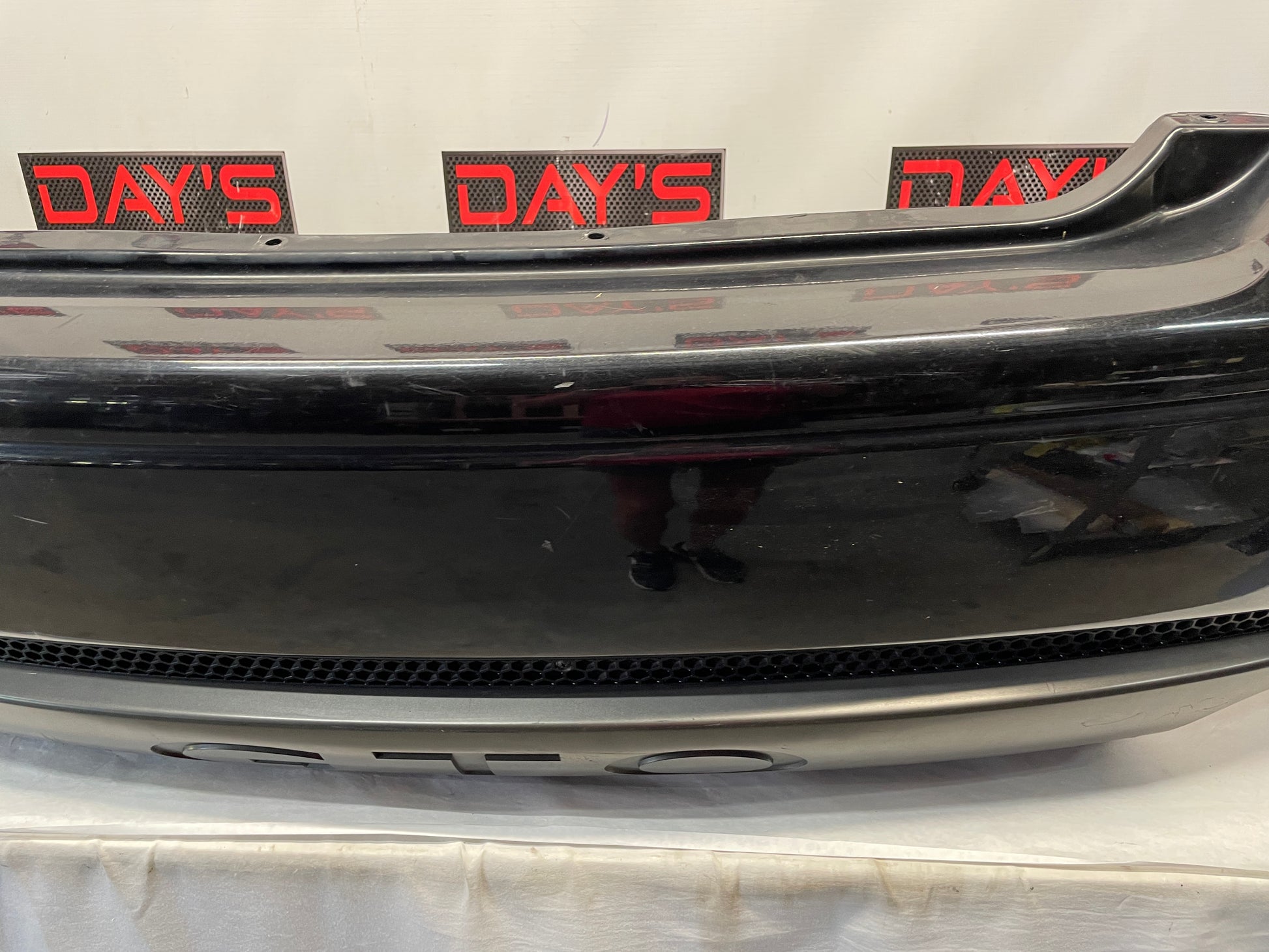 2005 Pontiac GTO Rear Bump Cover w/ Insert Valance Panel Black OEM - Day's Parts Yard