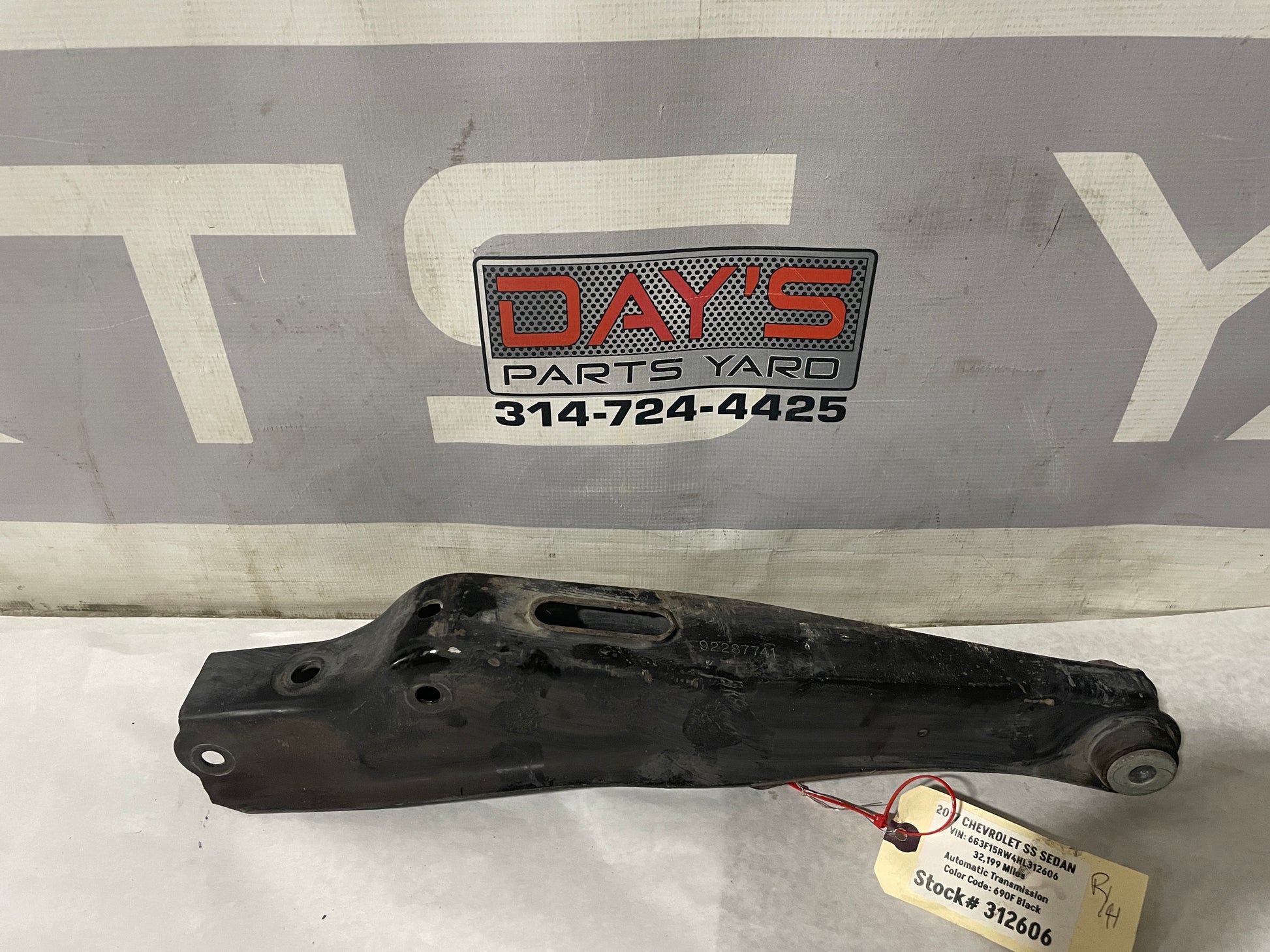2017 Chevy SS Sedan Rear LH Driver Lower Control Arm OEM - Day's Parts Yard