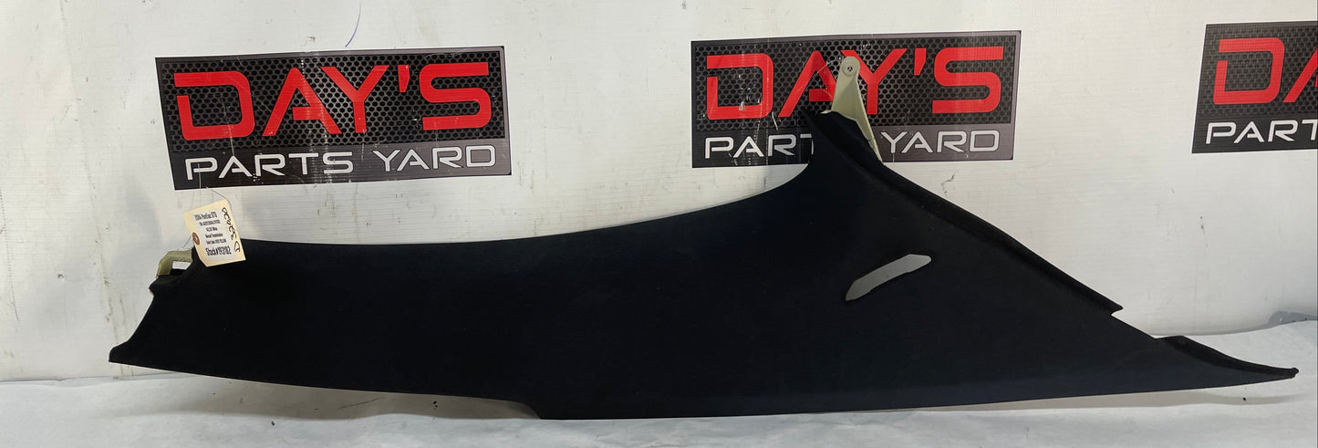 2004 Pontiac GTO LH Driver Rear Interior Quarter C Pillar Seat Belt Cover Trim Panel OEM - Day's Parts Yard