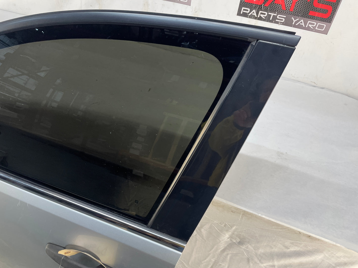 2013 Chevy Caprice PPV LH Driver Front Exterior Door Silver OEM - Day's Parts Yard