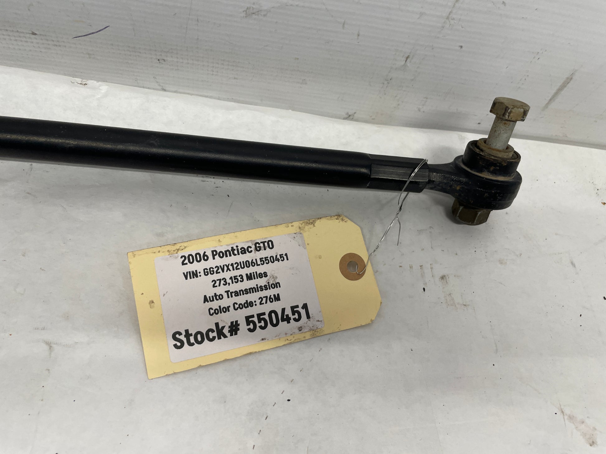 2006 Pontiac GTO LH Driver Rear Suspension Adjustment Tie Rod Assembly OEM - Day's Parts Yard