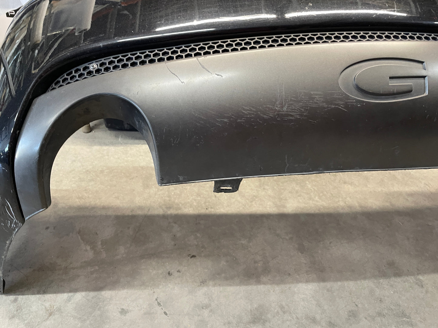 2005 Pontiac GTO Rear Bump Cover w/ Insert Valance Panel Black OEM - Day's Parts Yard
