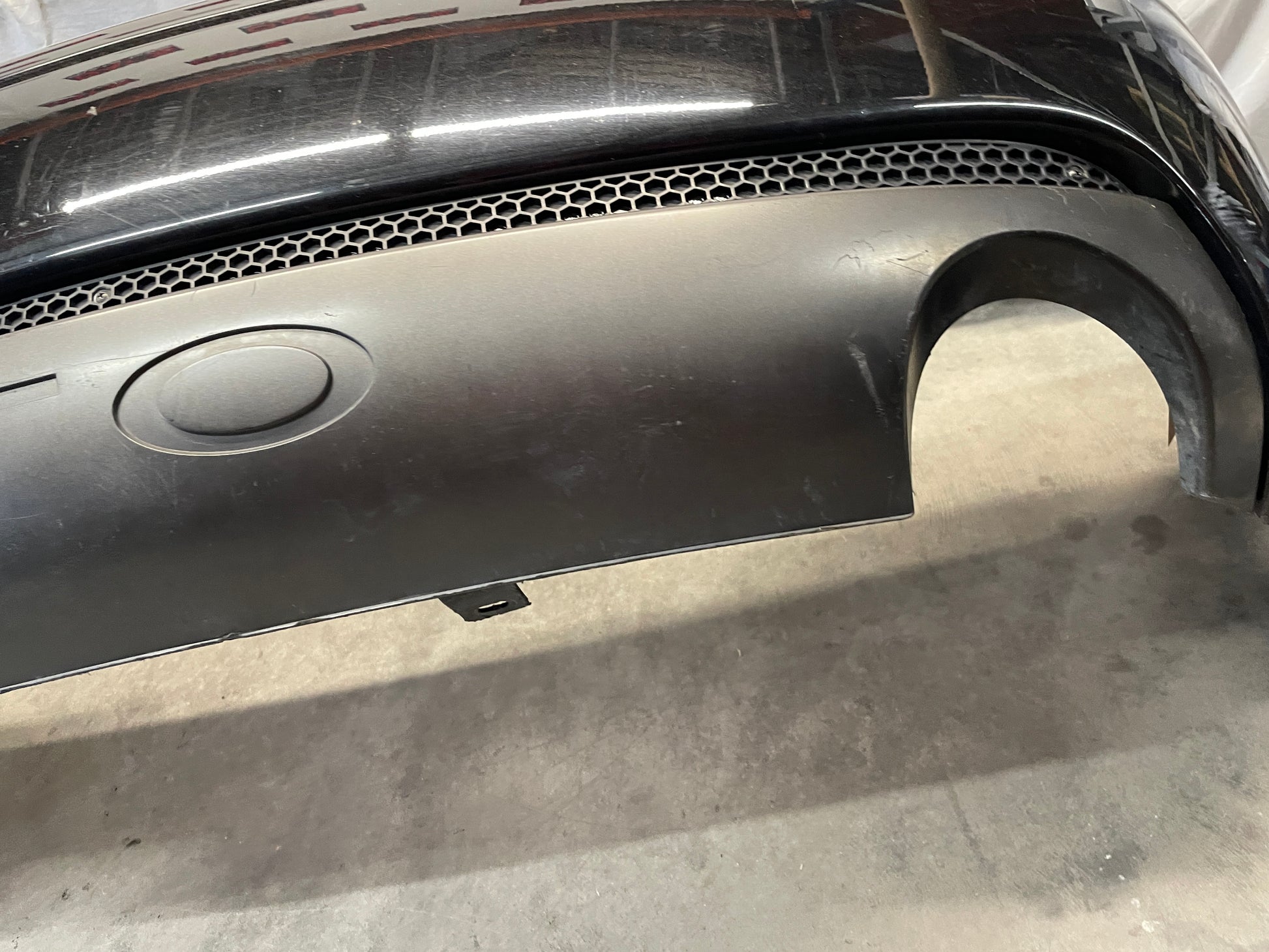 2005 Pontiac GTO Rear Bump Cover w/ Insert Valance Panel Black OEM - Day's Parts Yard