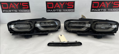 2019 Chevy Camaro SS Smoked Tail Light RH & LH w/ 3rd Brake Taillights OEM