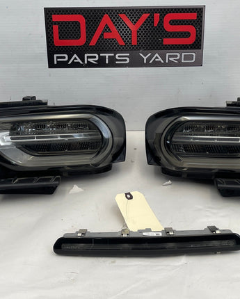 2019 Chevy Camaro SS Smoked Tail Light RH & LH w/ 3rd Brake Taillights OEM