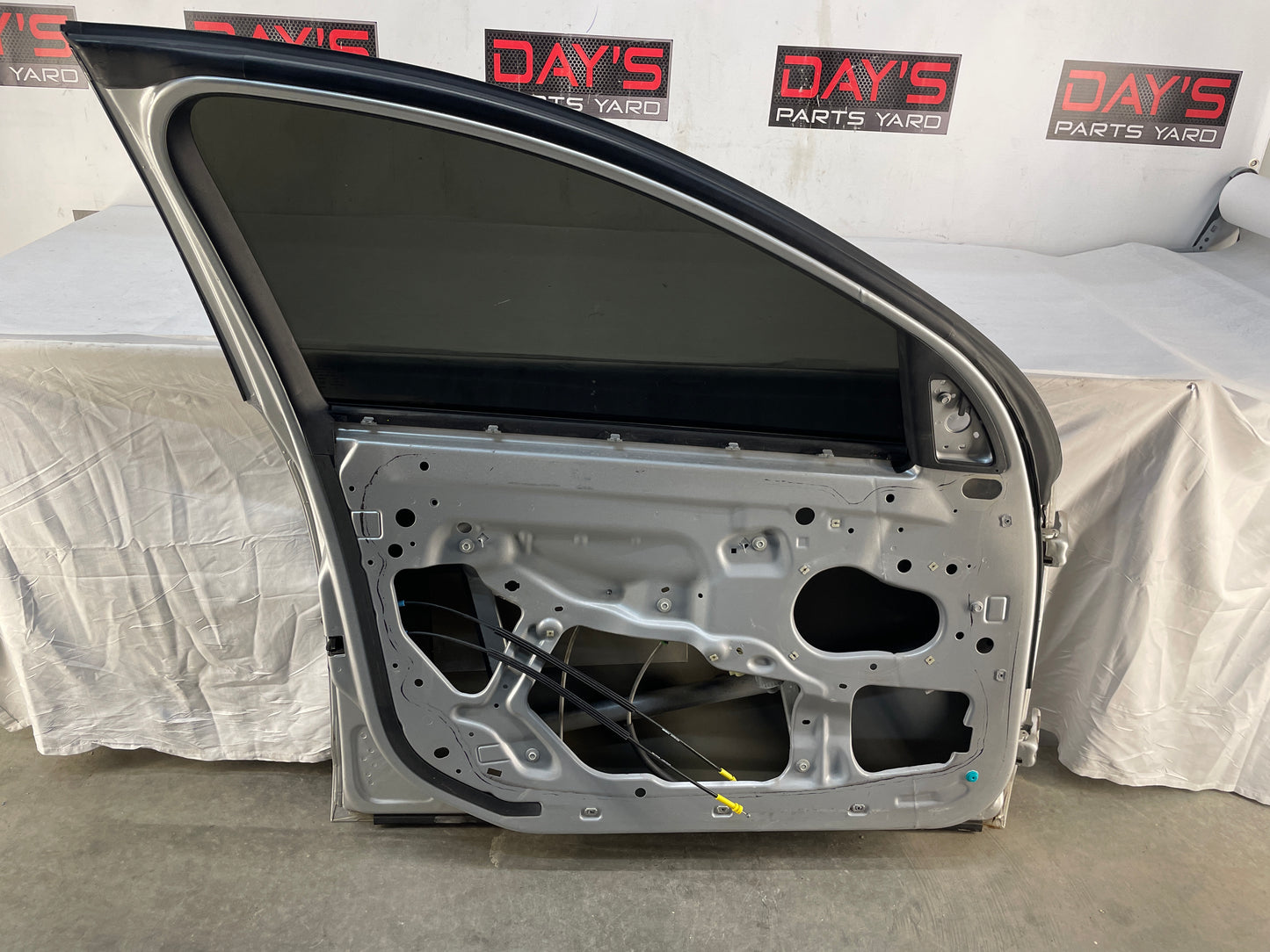 2013 Chevy Caprice PPV LH Driver Front Exterior Door Silver OEM - Day's Parts Yard