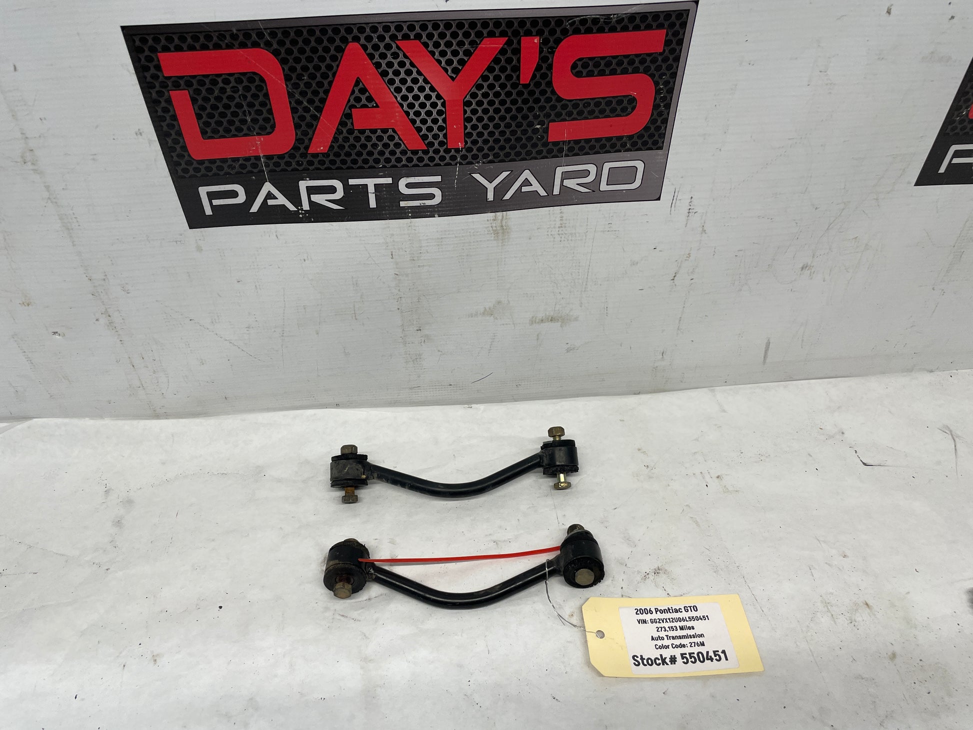 2006 Pontiac GTO Rear Stabilizer Sway Bar Link Ends OEM - Day's Parts Yard