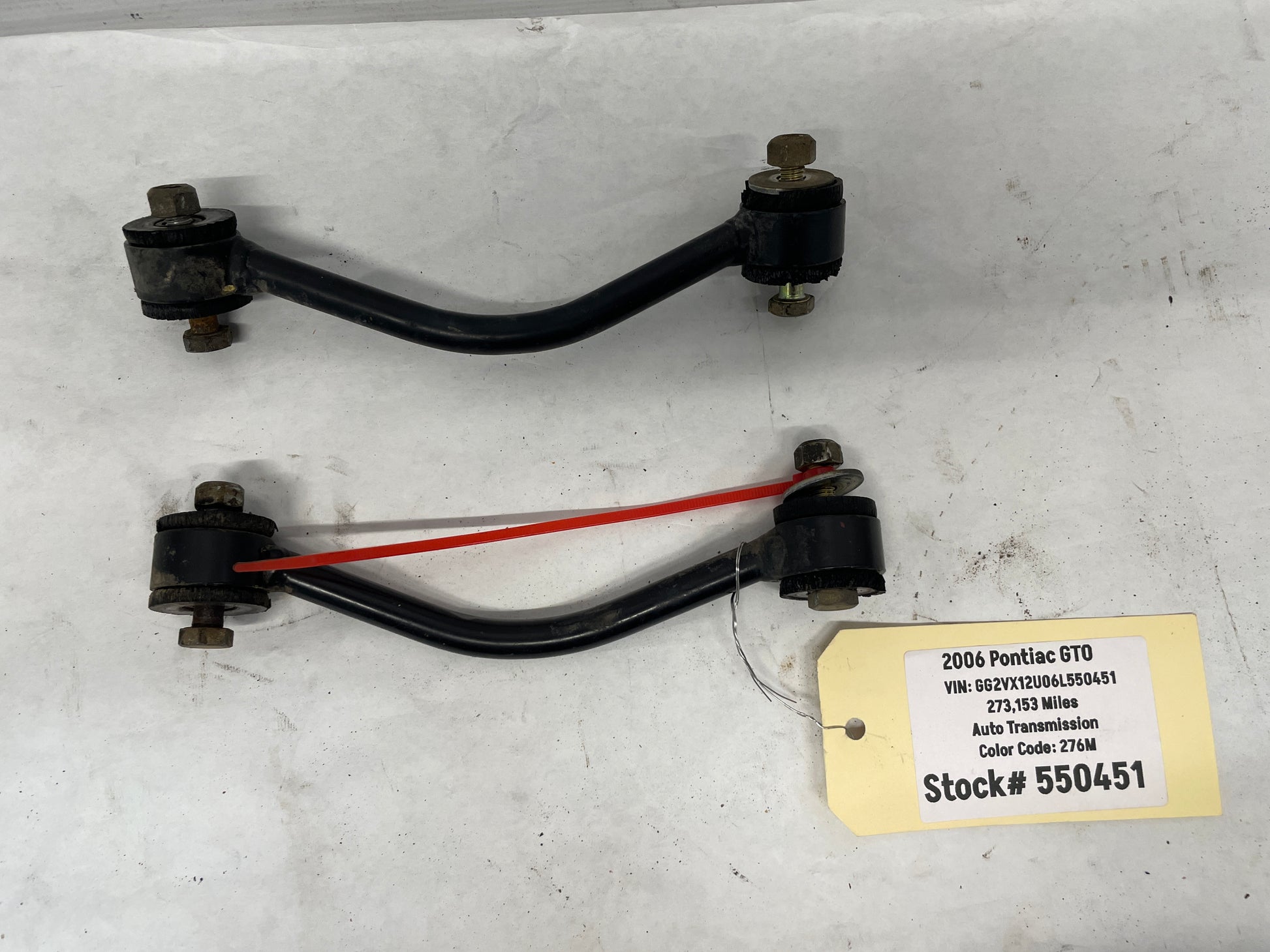 2006 Pontiac GTO Rear Stabilizer Sway Bar Link Ends OEM - Day's Parts Yard
