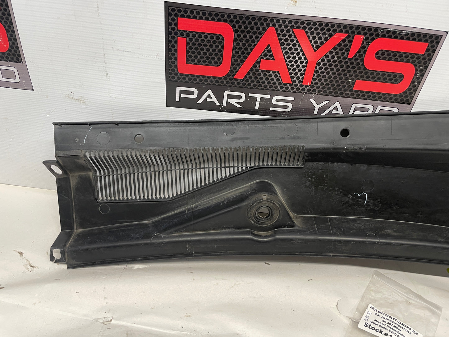 2011 Chevy Camaro SS Windshield Wiper Cowl OEM - Day's Parts Yard