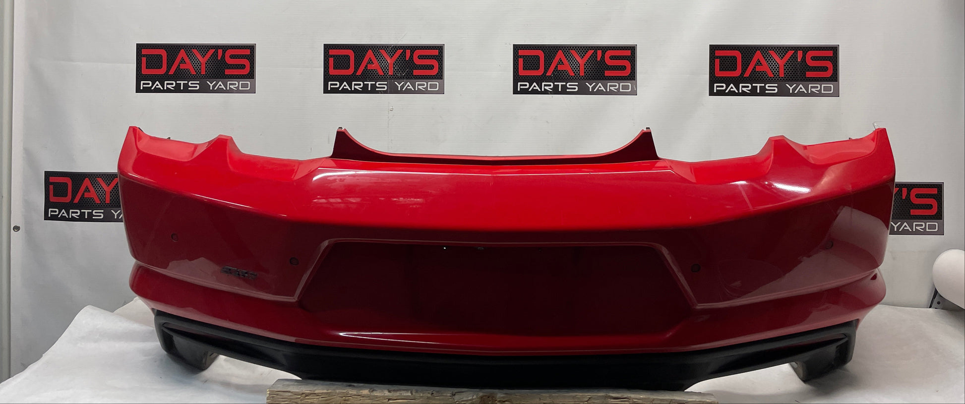 2019 Chevy Camaro SS Complete Rear Bumper Cover Red OEM - Day's Parts Yard