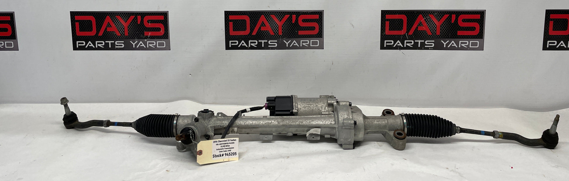 2014 Chevy SS Sedan Electric Rack and Pinion Steering Assembly OEM - Day's Parts Yard