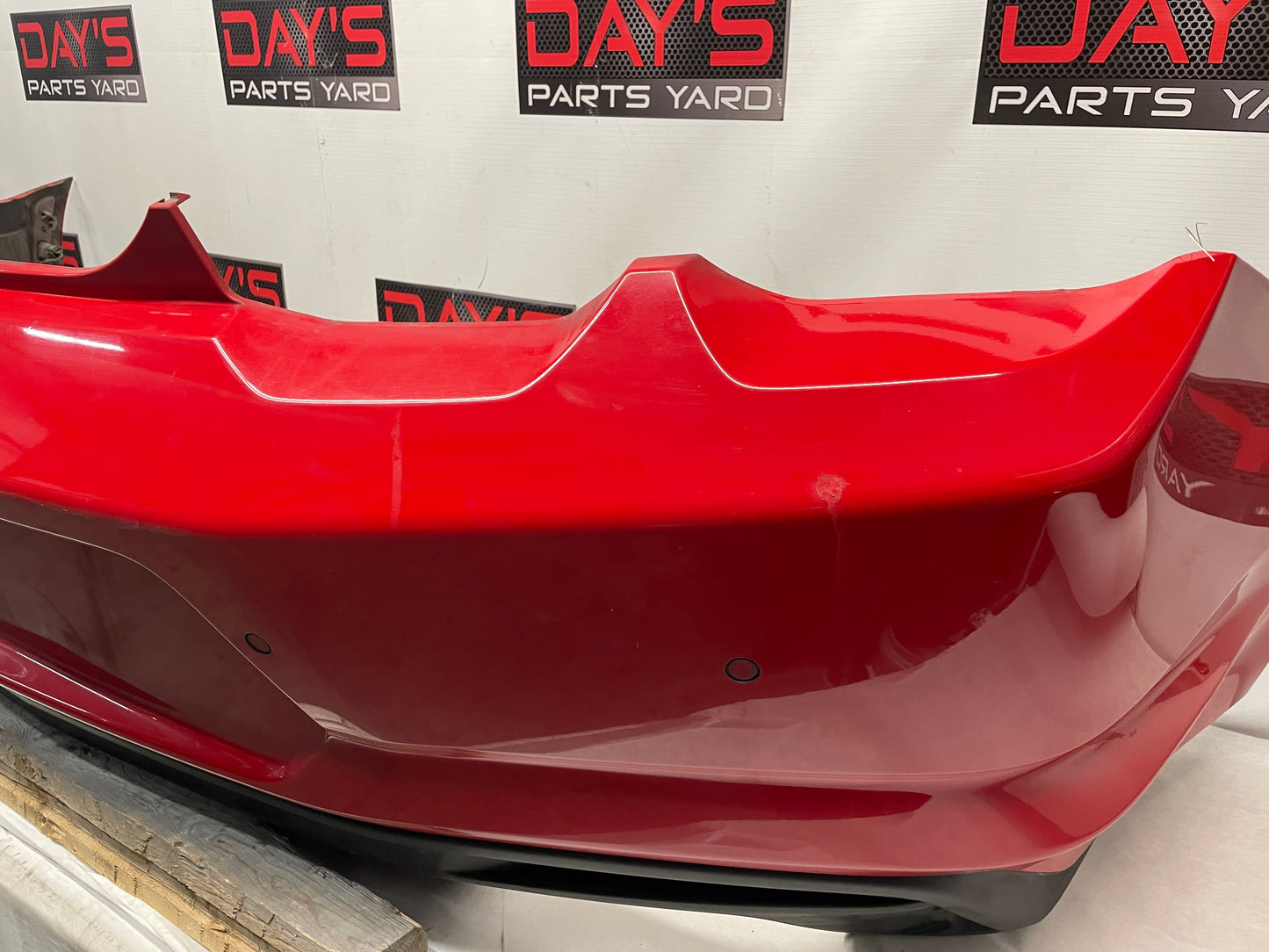 2019 Chevy Camaro SS Complete Rear Bumper Cover Red OEM - Day's Parts Yard