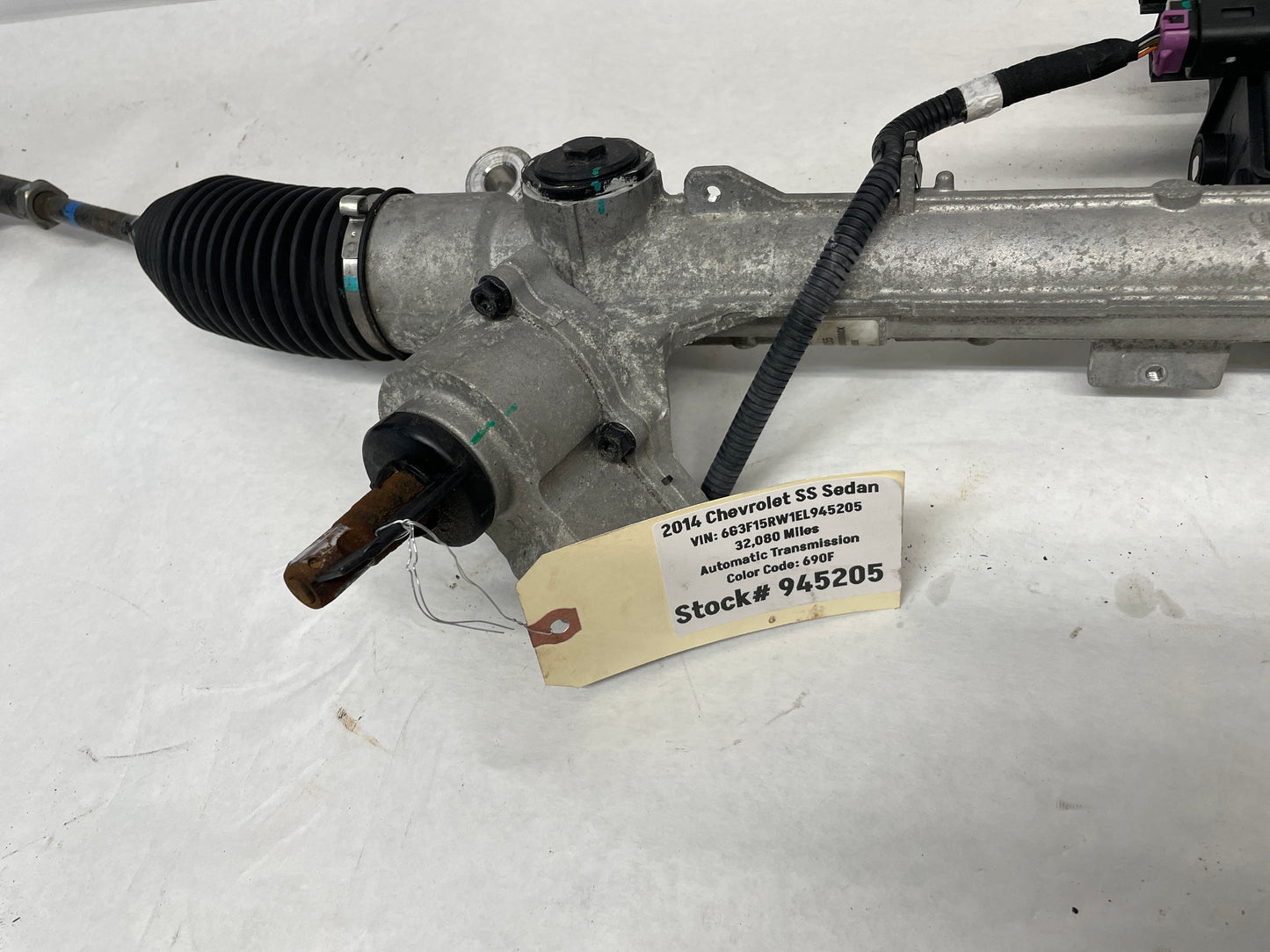 2014 Chevy SS Sedan Electric Rack and Pinion Steering Assembly OEM - Day's Parts Yard