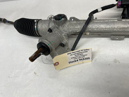 2014 Chevy SS Sedan Electric Rack and Pinion Steering Assembly OEM - Day's Parts Yard