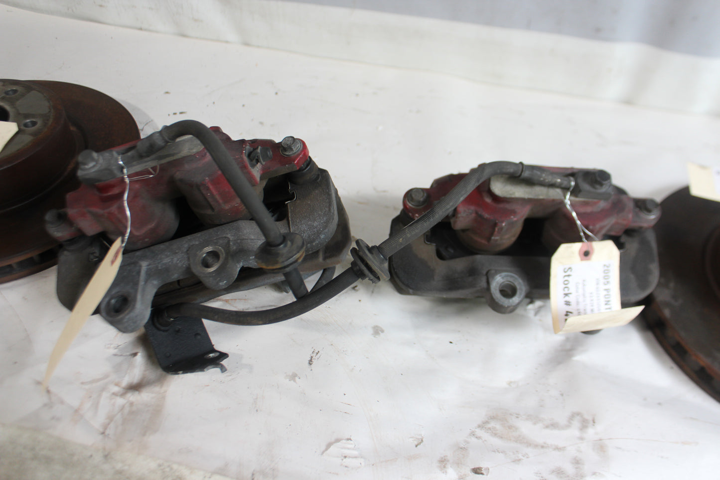 2005 Pontiac GTO Front PBR Brake Calipers w/ Rotors OEM