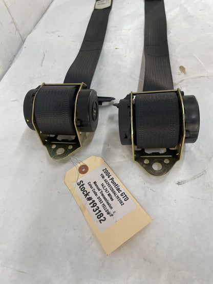2004 Pontiac GTO RH & LH Rear Seat Belt Seatbelt Retractors OEM - Day's Parts Yard