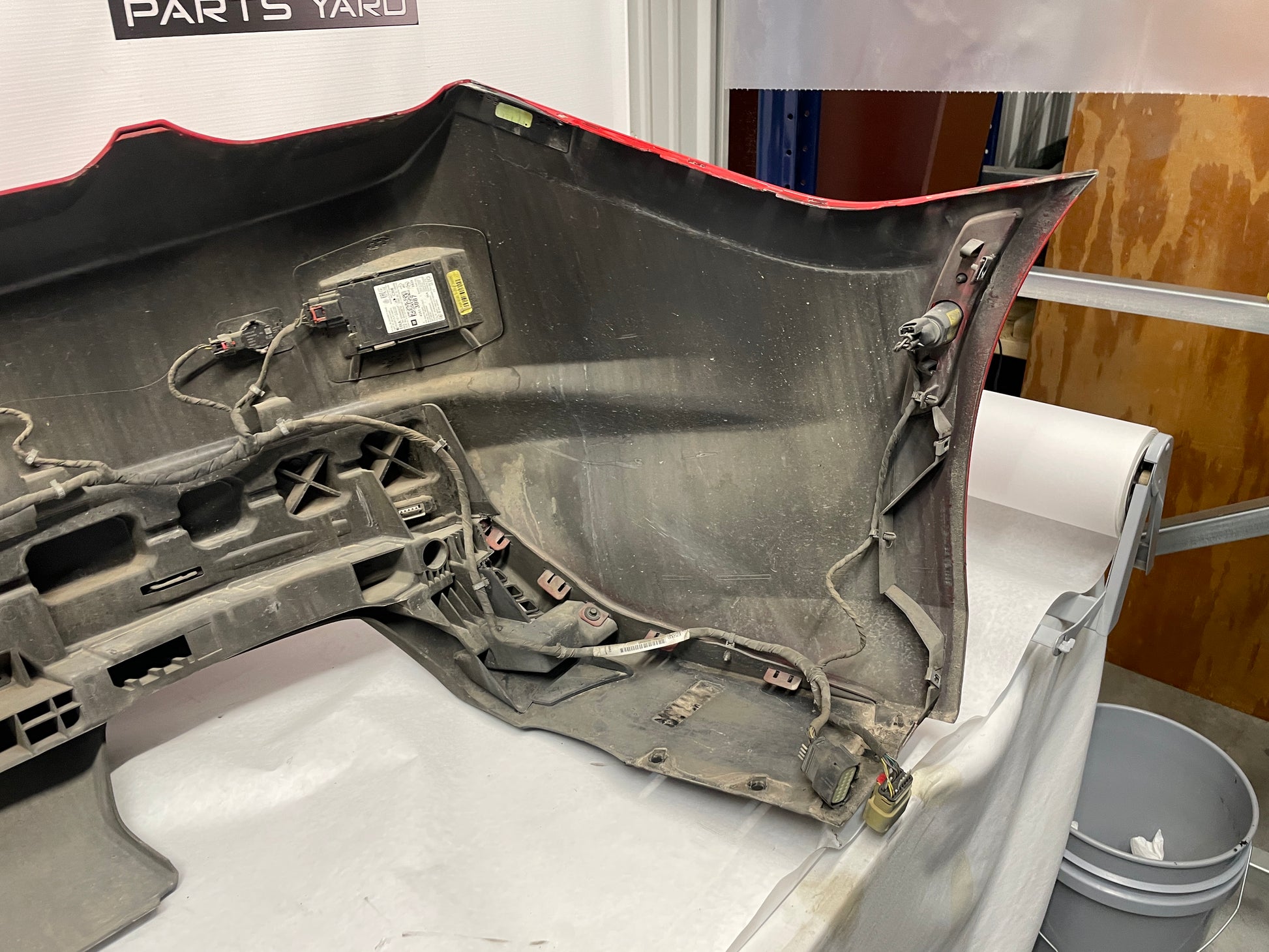 2019 Chevy Camaro SS Complete Rear Bumper Cover Red OEM - Day's Parts Yard