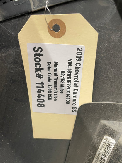 2019 Chevy Camaro SS Complete Rear Bumper Cover Red OEM - Day's Parts Yard