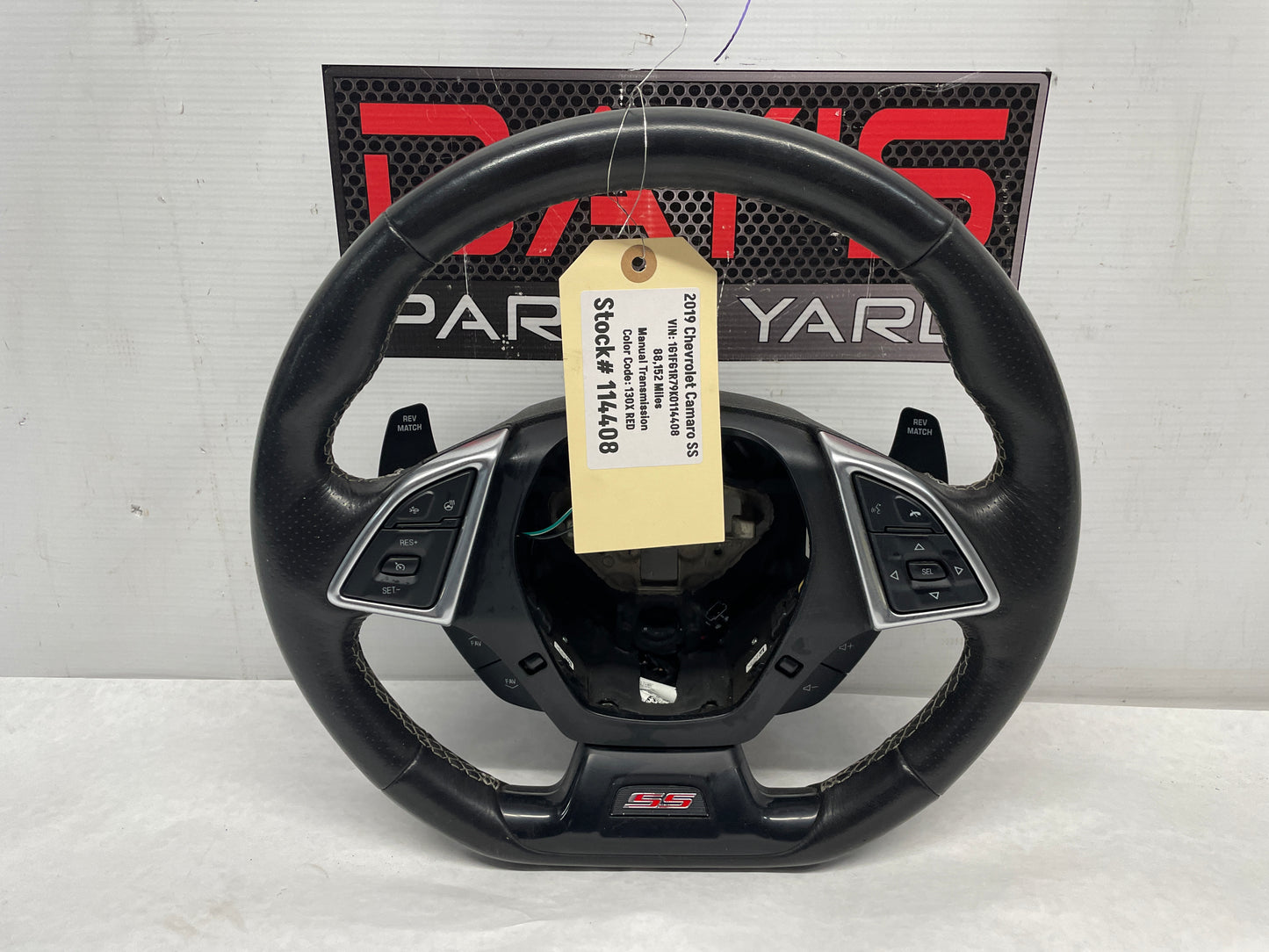2019 Chevy Camaro SS Steering Wheel OEM - Day's Parts Yard