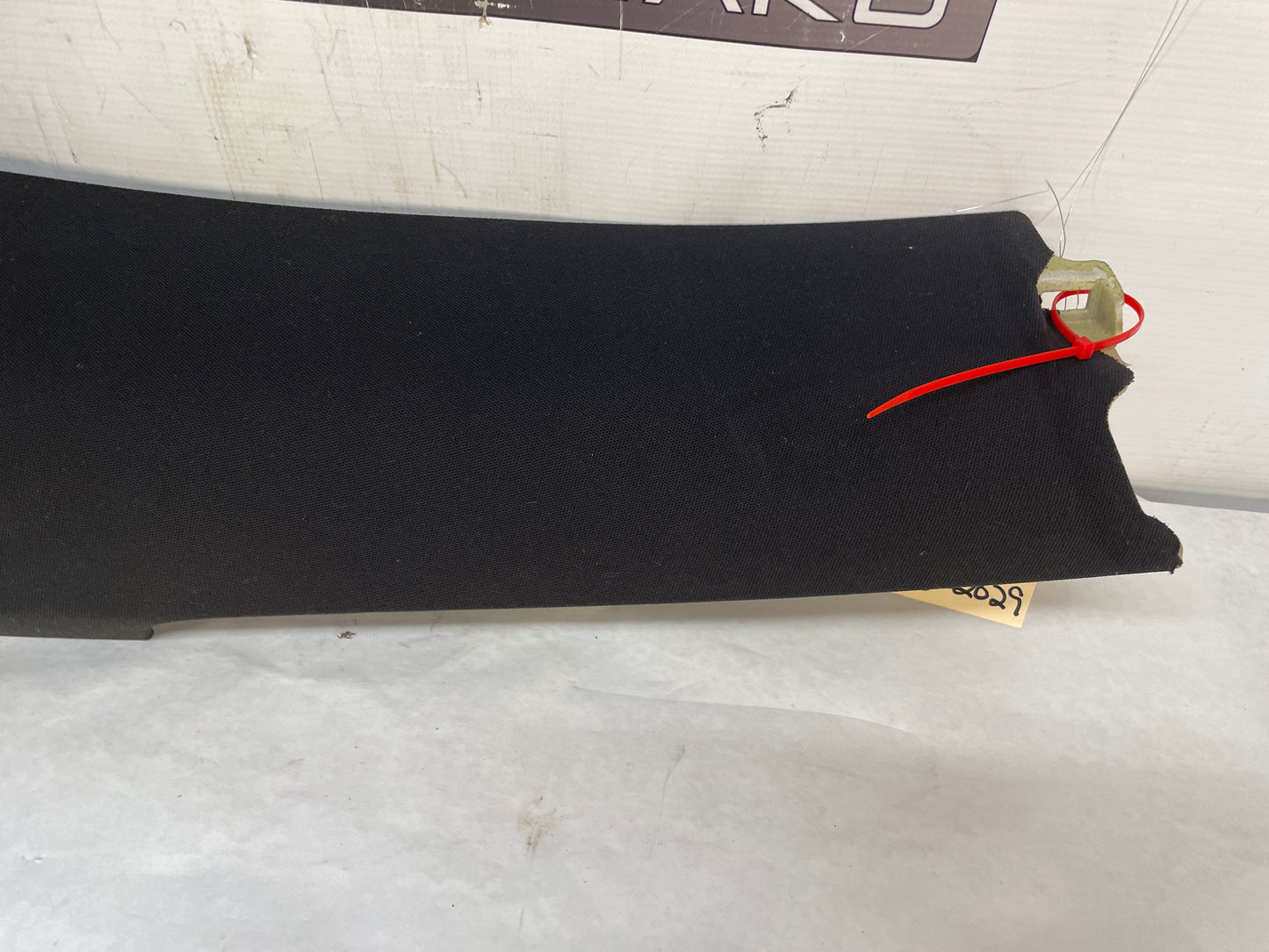 2004 Pontiac GTO RH Passenger Rear Interior Quarter C Pillar Seat Belt Cover Trim Panel OEM - Day's Parts Yard