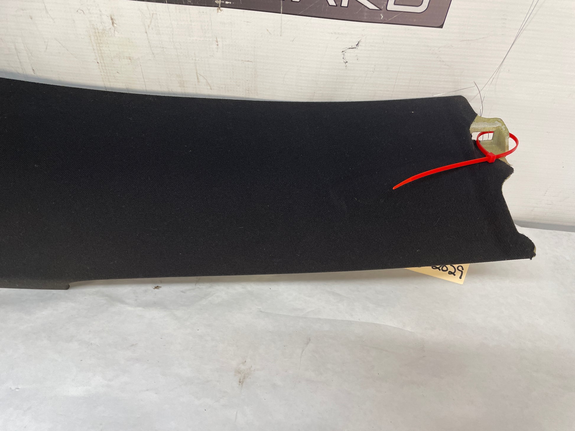 2004 Pontiac GTO RH Passenger Rear Interior Quarter C Pillar Seat Belt Cover Trim Panel OEM - Day's Parts Yard