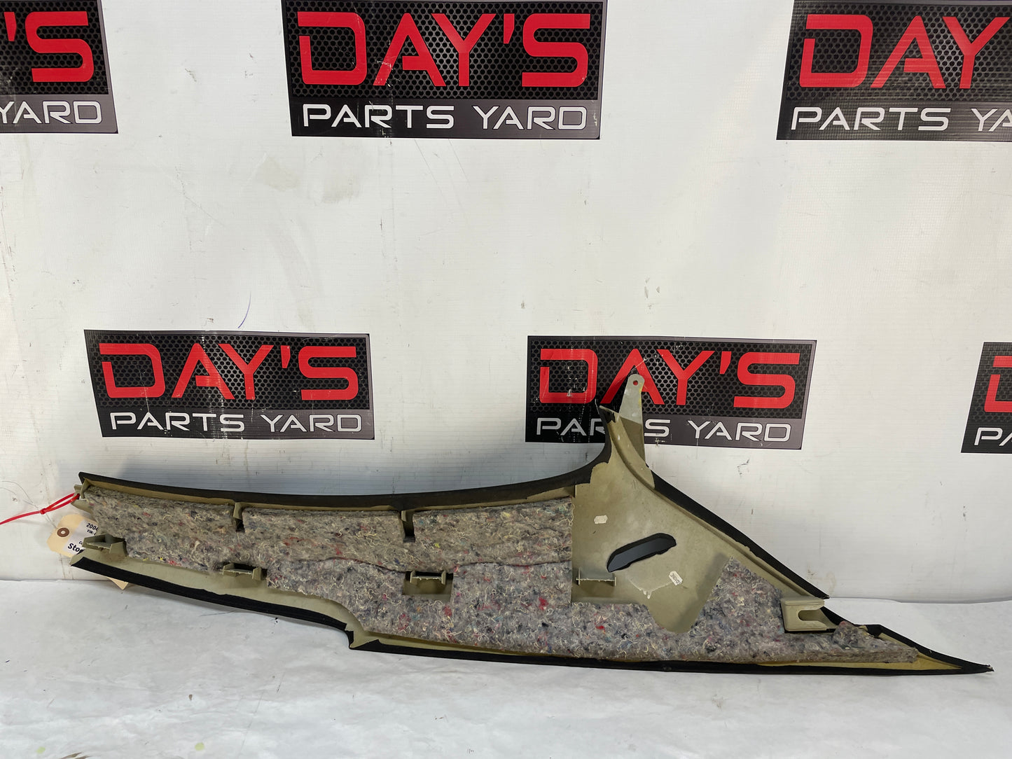 2004 Pontiac GTO RH Passenger Rear Interior Quarter C Pillar Seat Belt Cover Trim Panel OEM - Day's Parts Yard