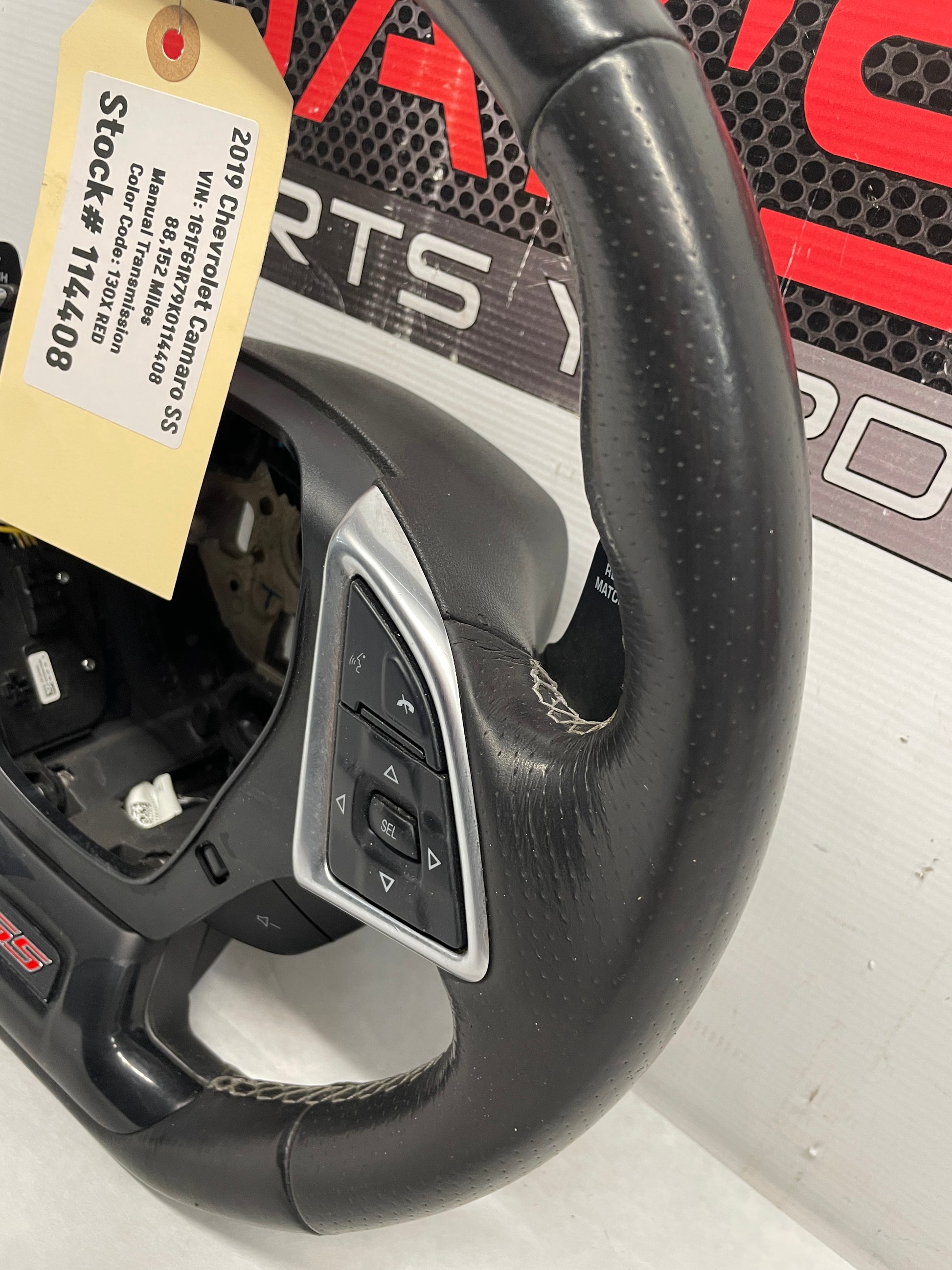 2019 Chevy Camaro SS Steering Wheel OEM - Day's Parts Yard