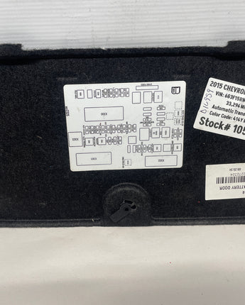 2015 Chevy SS Sedan Battery Stowage Door OEM