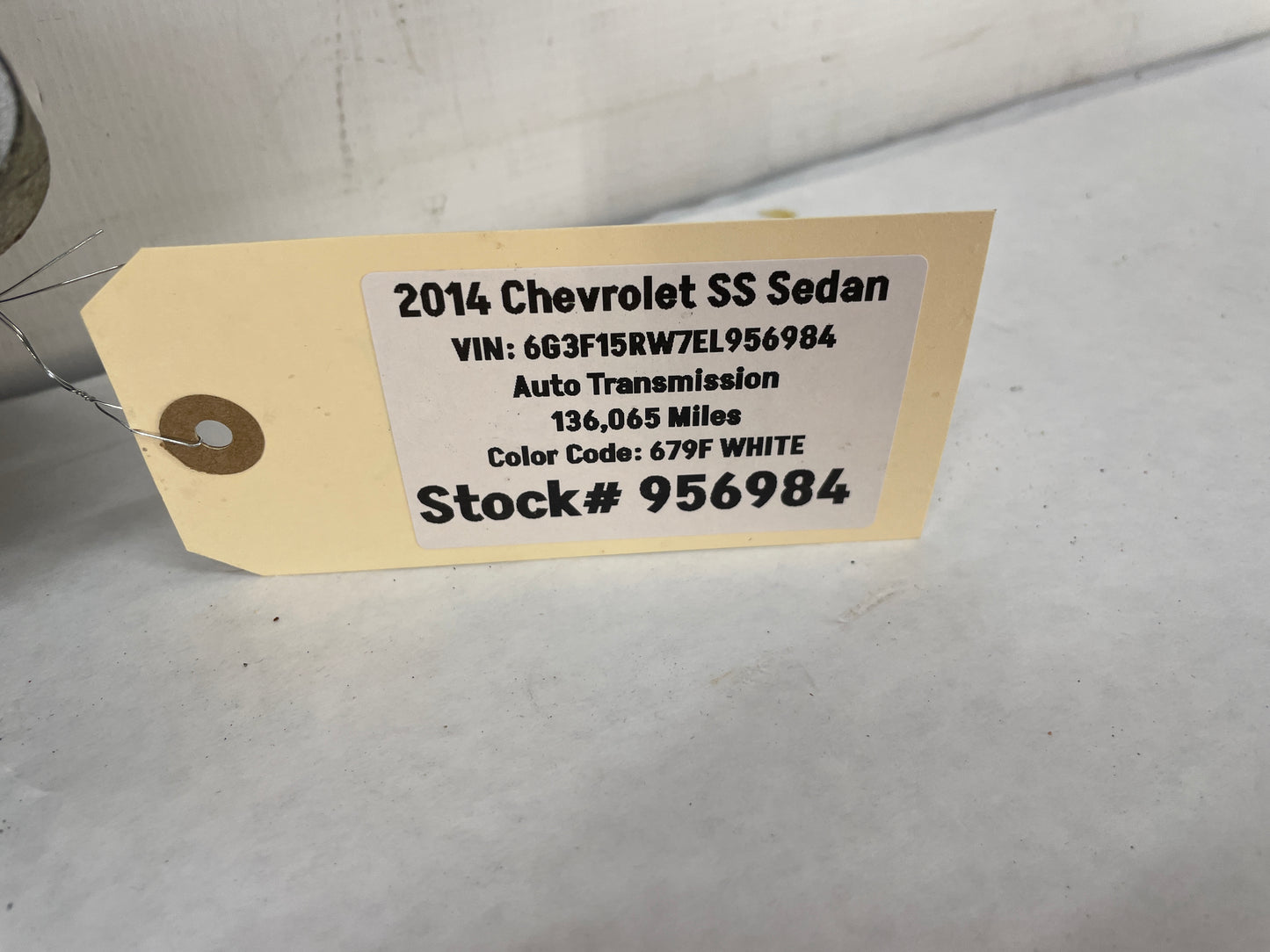 2014 Chevy SS Sedan Automatic Transmission Crossmember OEM - Day's Parts Yard