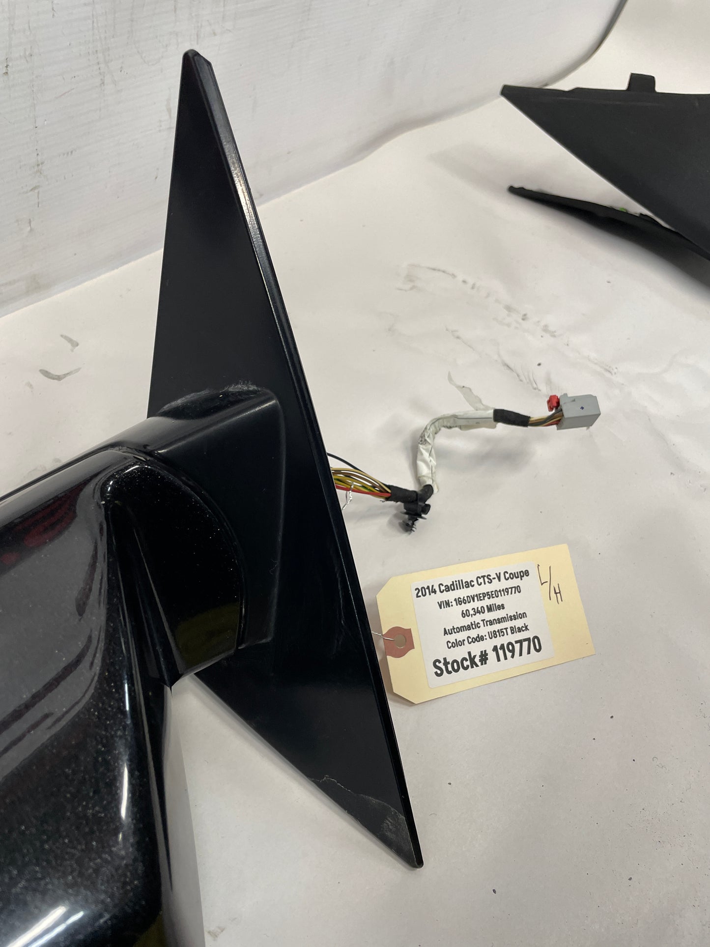 2014 Cadillac CTS-V Coupe LH Driver Door Mirror OEM
