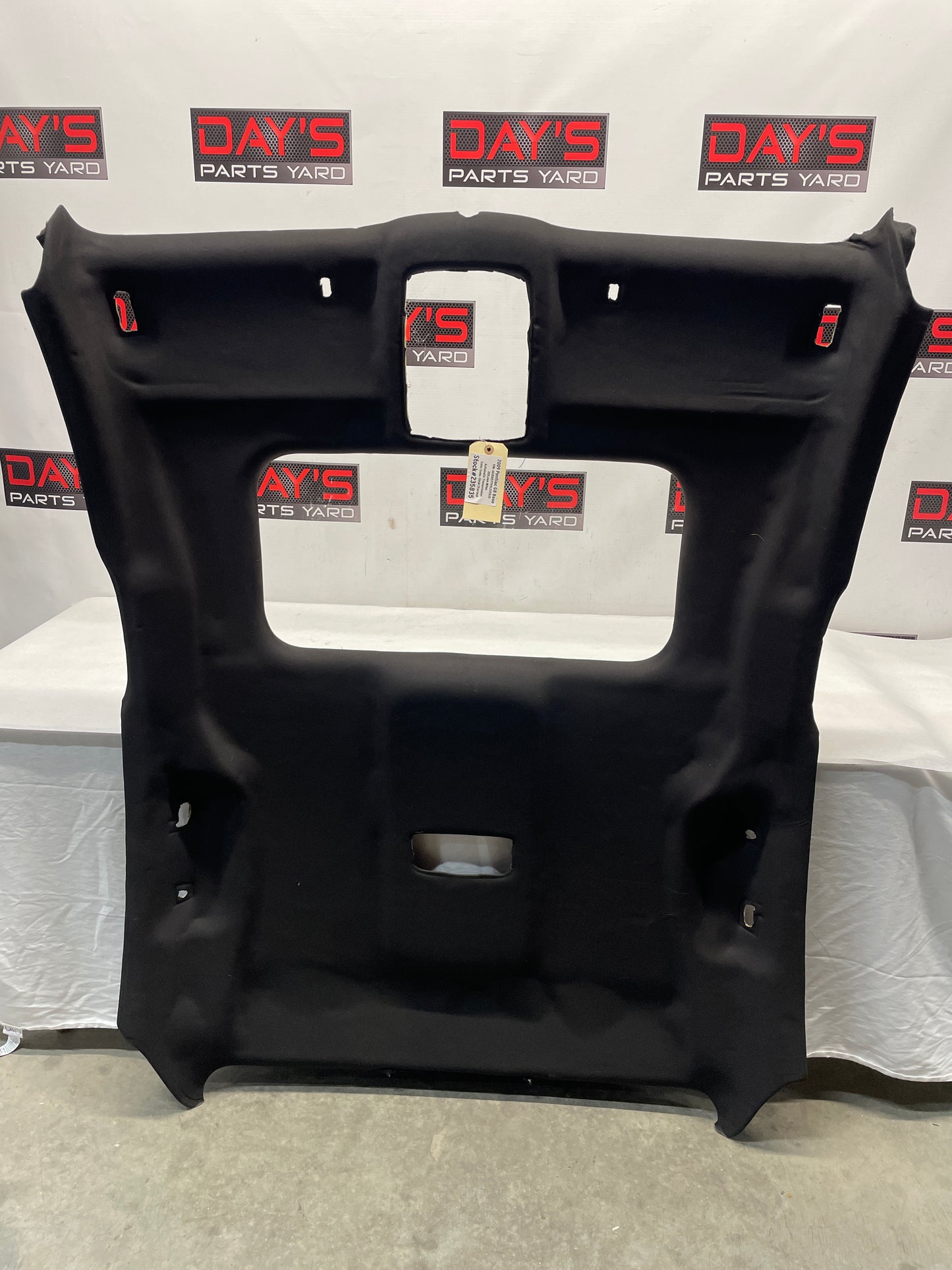 2009 Pontiac G8 Base Hardtop Hard Top Head Liner Ebony OEM - Day's Parts Yard
