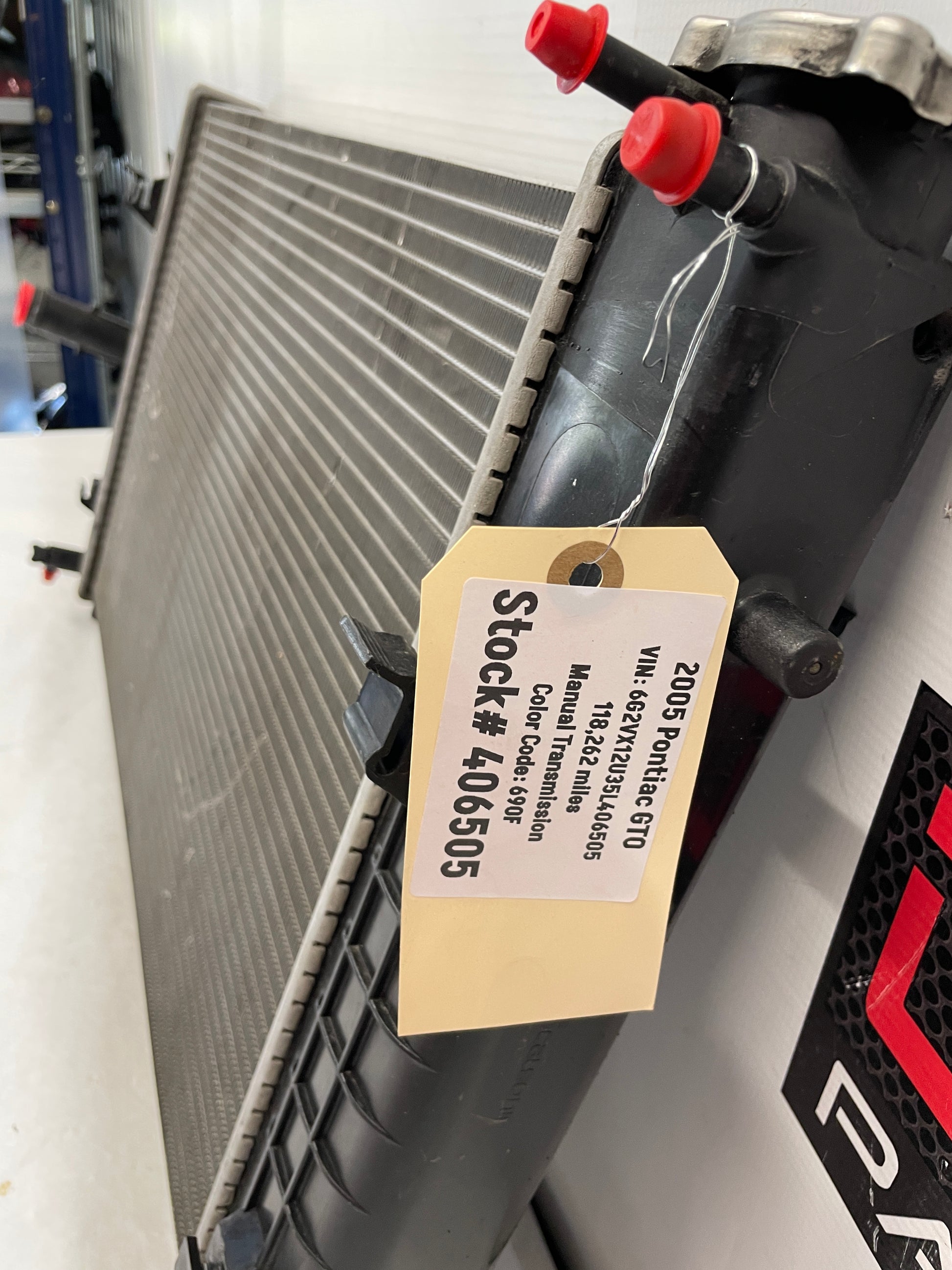 2005 Pontiac GTO Engine Motor Coolant Radiator OEM - Day's Parts Yard