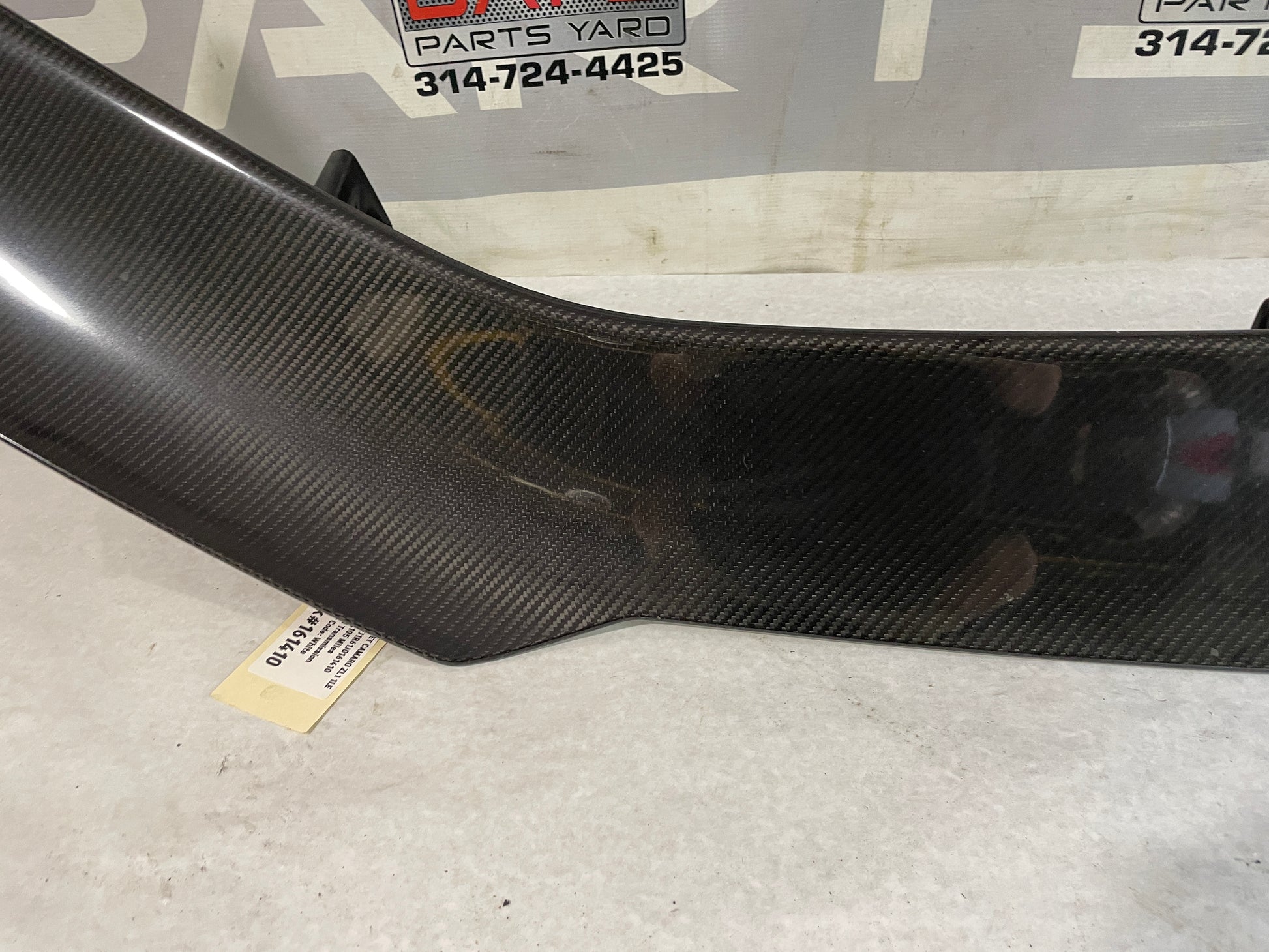 2018 Chevy Camaro ZL1 1LE Carbon Fiber Spoiler Wing OEM Damaged - Day's Parts Yard
