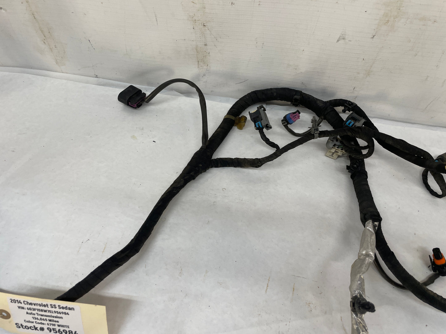 2014 Chevy SS Sedan Engine Motor Transmission Wire Wiring Harness OEM - Day's Parts Yard