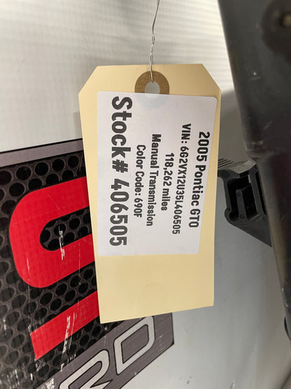 2005 Pontiac GTO Engine Motor Coolant Radiator OEM - Day's Parts Yard