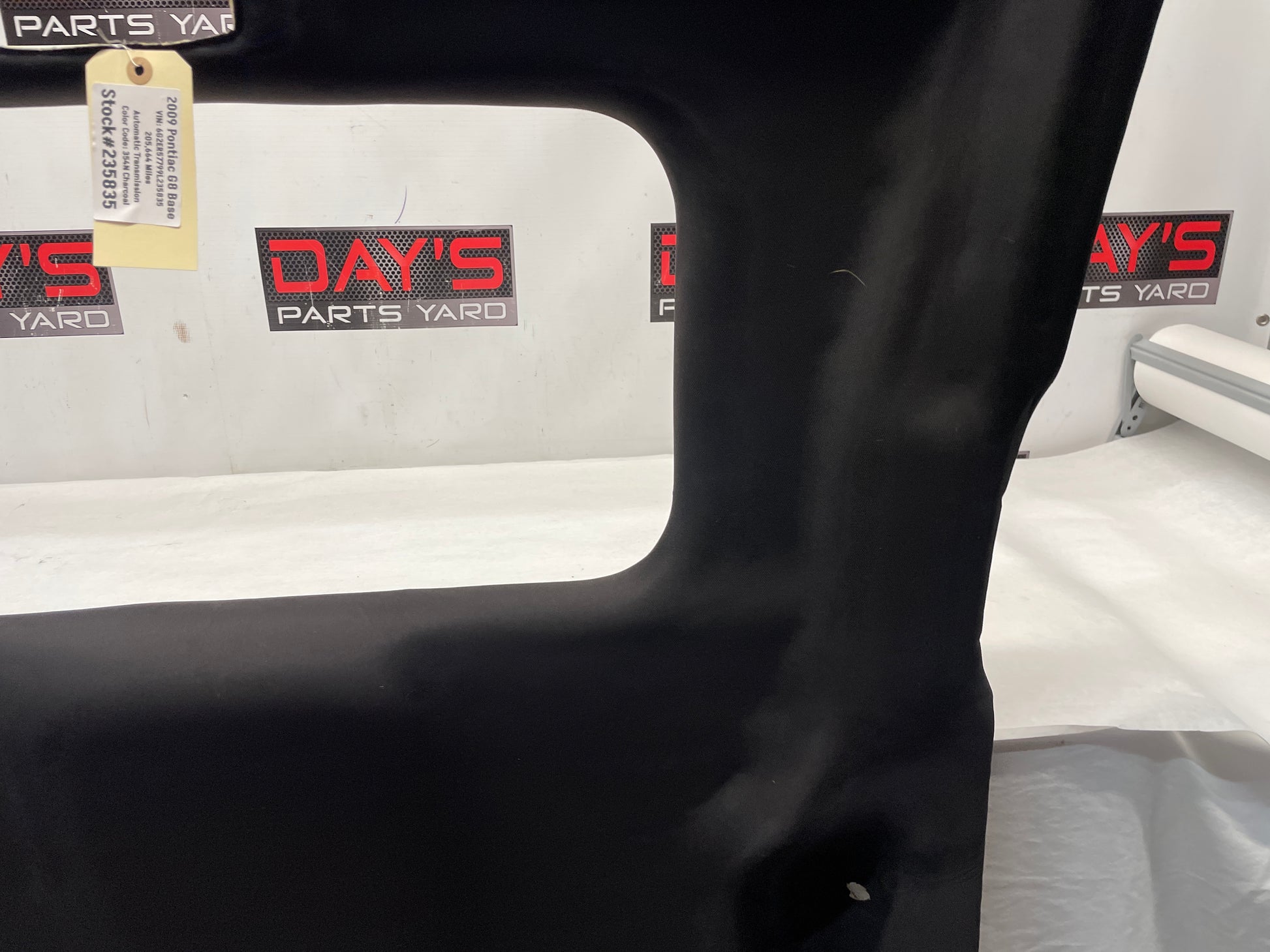 2009 Pontiac G8 Base Hardtop Hard Top Head Liner Ebony OEM - Day's Parts Yard