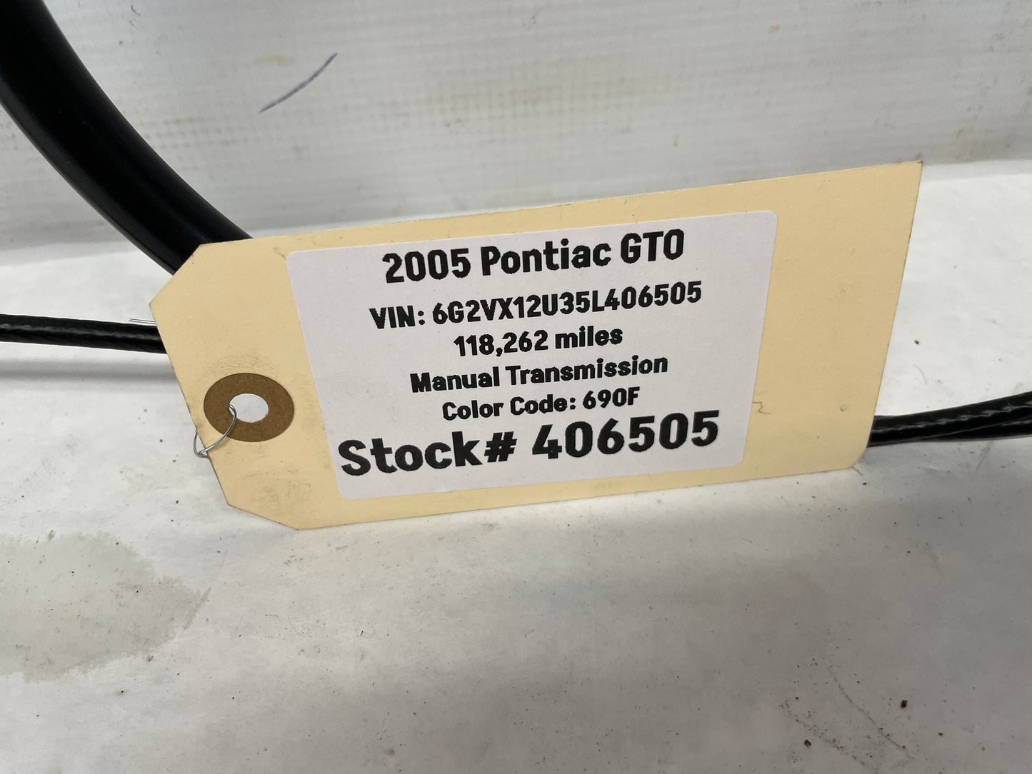 2005 Pontiac GTO Fuel Gas Door Lock Actuator w/ Cable  OEM - Day's Parts Yard