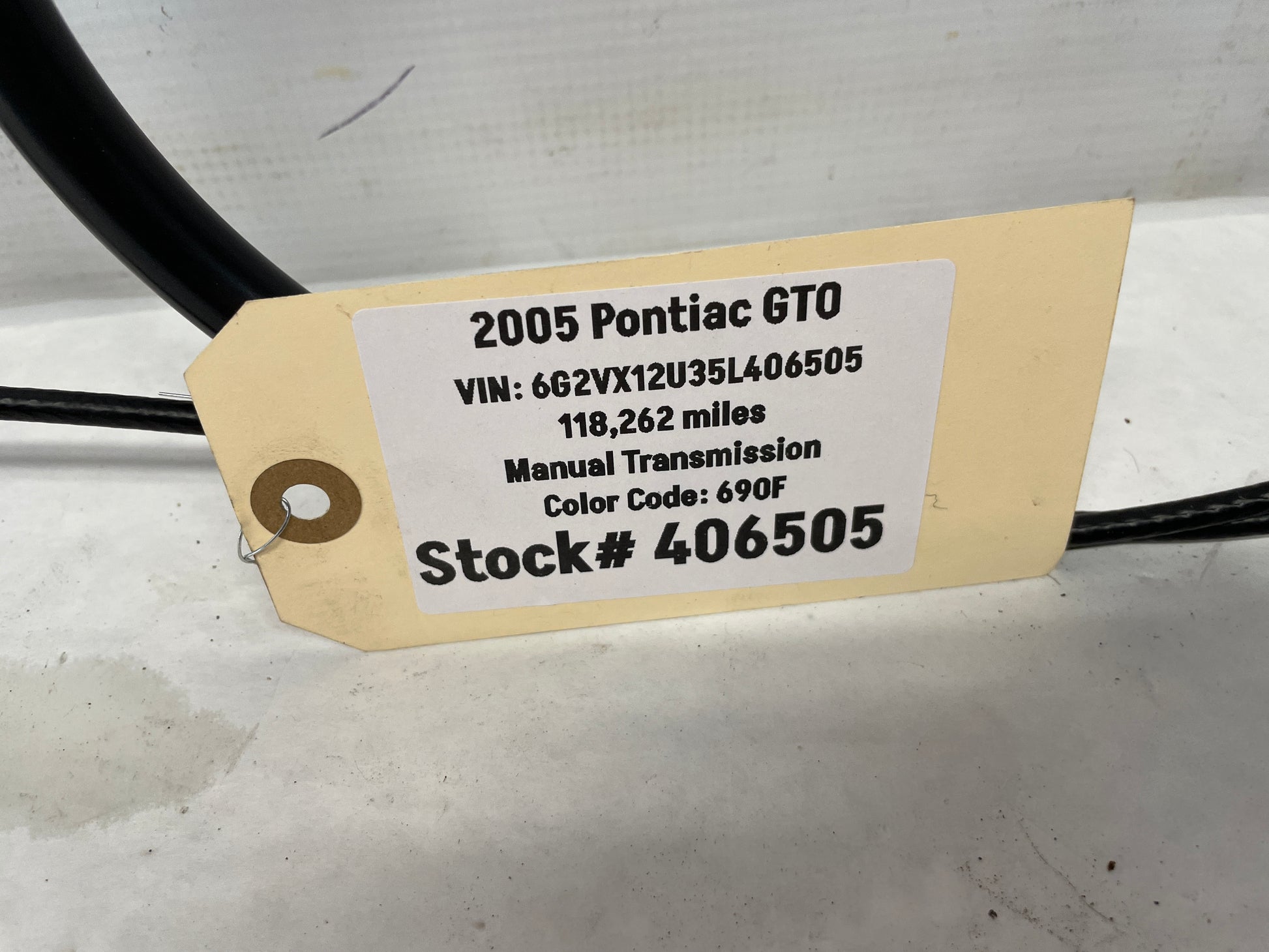 2005 Pontiac GTO Fuel Gas Door Lock Actuator w/ Cable  OEM - Day's Parts Yard