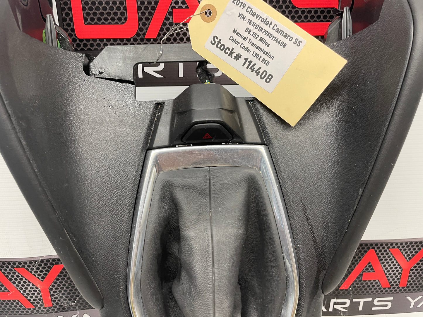 2019 Chevy Camaro SS Complete Center Console Armrest OEM