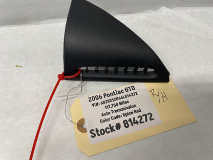 2006 Pontiac GTO RH Passenger Defrost Trim Door Vent Triangle OEM - Day's Parts Yard